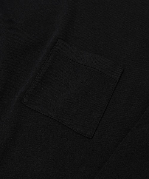 COMME des GARCONS HOMME(コム デ ギャルソン・オム)の「COTTON WOOL OVERSIZE KNIT(ニット/セーター・メンズ・ブラック/ネイビー・L/M/S)」の5枚目の写真