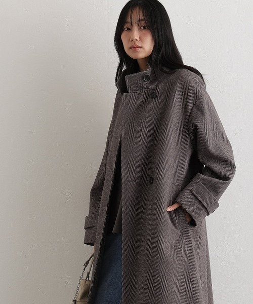 ElegChic(エレグシック)の「フェイクウールコート(チェスターコート・レディース・グレー系その他2/ダークグレー/ボルドー/グレー系その他・M/L)」の21枚目の写真