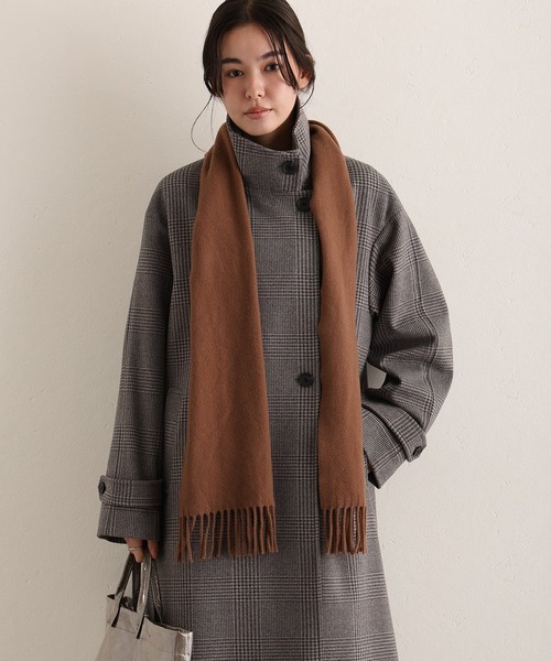 ElegChic(エレグシック)の「フェイクウールコート(チェスターコート・レディース・グレー系その他2/ダークグレー/ボルドー/グレー系その他・M/L)」の12枚目の写真