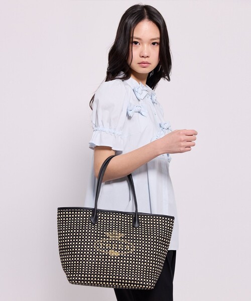 TOCCA(トッカ)の「TO THE SUNLIGHT BAG かごバッグ(かごバッグ・レディース・アイボリー系/ブラック系5/ブラック系・F)」の4枚目の写真