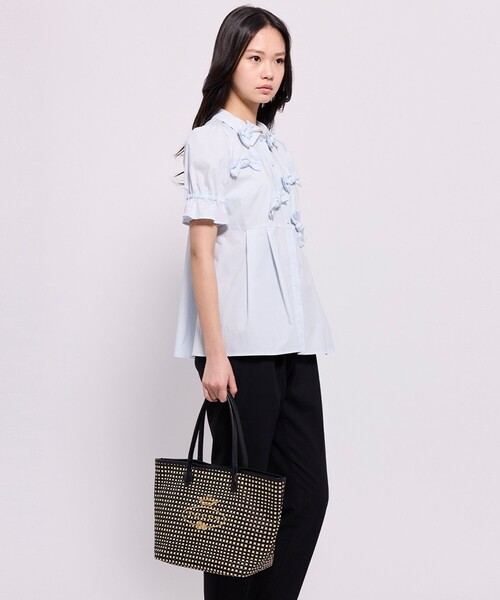 TOCCA(トッカ)の「TO THE SUNLIGHT BAG かごバッグ(かごバッグ・レディース・アイボリー系/ブラック系5/ブラック系・F)」の6枚目の写真