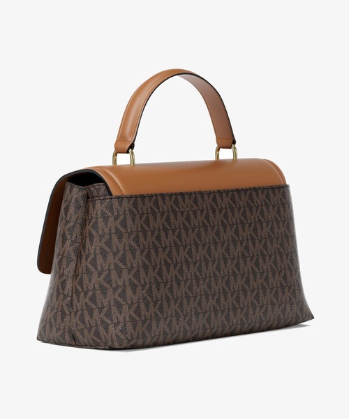 MICHAEL KORS(マイケルコース)の「TRIBECA サッチェル エクストラスモール - MKシグネチャー(ハンドバッグ・レディース・ブラウン系その他・FREE)」の5枚目の写真