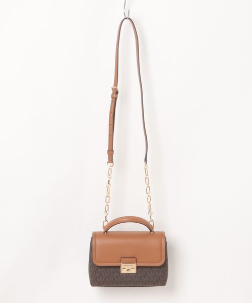 MICHAEL KORS(マイケルコース)の「TRIBECA サッチェル エクストラスモール - MKシグネチャー(ハンドバッグ・レディース・ブラウン系その他・FREE)」の6枚目の写真