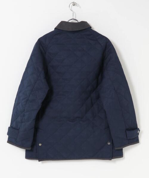 ITEMS URBANRESEARCH（アイテムズ アーバンリサーチ）の「襟コーデュロイ 中綿キルティングジャケット（ダウンジャケット/コート・メンズ・ブラック系その他/ブルー系その他/ネイビー/ブラック・LARGE/MEDIUM）」の5枚目の写真