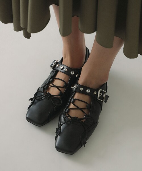 Ray BEAMS（レイビームス）の「Casselini / レースアップ スニーカー（スニーカー・レディース・ブラック/ブラック系その他4・24.5cm/24.0cm/23.5cm/23㎝）」の8枚目の写真