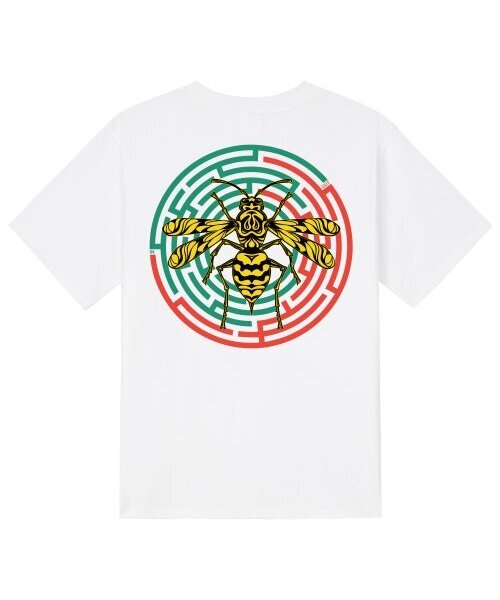 KAN6312(カン6312)の「KTW0033 バンブルビーミロ 半袖Tシャツ - ホワイト(Tシャツ/カットソー・メンズ・その他・LARGE/MEDIUM/SMALL/X-LARGE)」の1枚目の写真