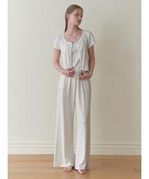 RE_L（リエル）の「Florrie room pants (blue flower)（その他パンツ）」