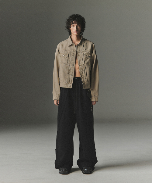 NOT4NERD(ノットフォーナード)の「Abyss Horizon Denim Trucker Jacket - Beige(デニムジャケット・レディース・その他・MEDIUM/LARGE/X-LARGE)」の3枚目の写真