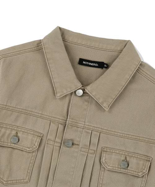 NOT4NERD(ノットフォーナード)の「Abyss Horizon Denim Trucker Jacket - Beige(デニムジャケット・レディース・その他・MEDIUM/LARGE/X-LARGE)」の7枚目の写真