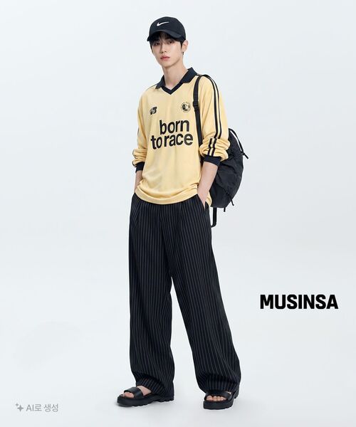 MOO(エムオーオー)の「本トラックロングスリーブフットボールジャージ - イエロー(Tシャツ/カットソー・レディース・その他・MEDIUM/LARGE)」の12枚目の写真