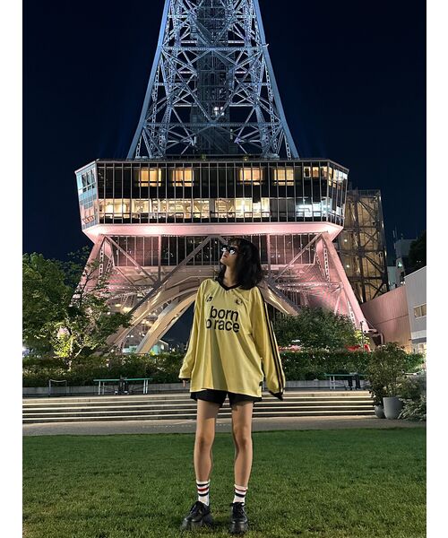 MOO(エムオーオー)の「本トラックロングスリーブフットボールジャージ - イエロー(Tシャツ/カットソー・レディース・その他・MEDIUM/LARGE)」の16枚目の写真