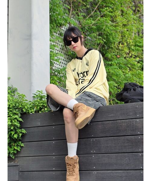 MOO(エムオーオー)の「本トラックロングスリーブフットボールジャージ - イエロー(Tシャツ/カットソー・レディース・その他・MEDIUM/LARGE)」の18枚目の写真