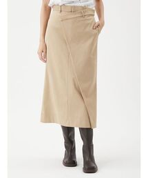Mila Owen（ミラオーウェン）の「【セットアップ対応】スウェードアシメストレートスカート（スカート・レディース）」
