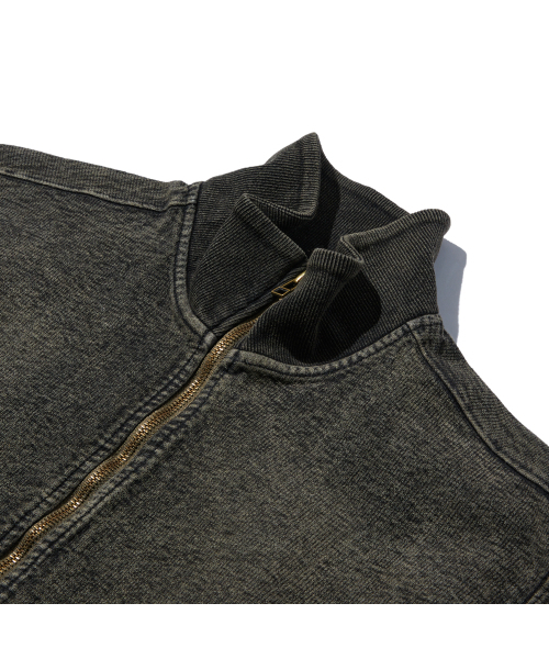 PENFIELD（ペンフィールド）の「[TRAILWEAR] ウィメンズフェイデッドインディゴクロップカラー フルジップブラウン_FR1KJ02F（スウェット・レディース・ブラウン・MEDIUM/SMALL）」の4枚目の写真