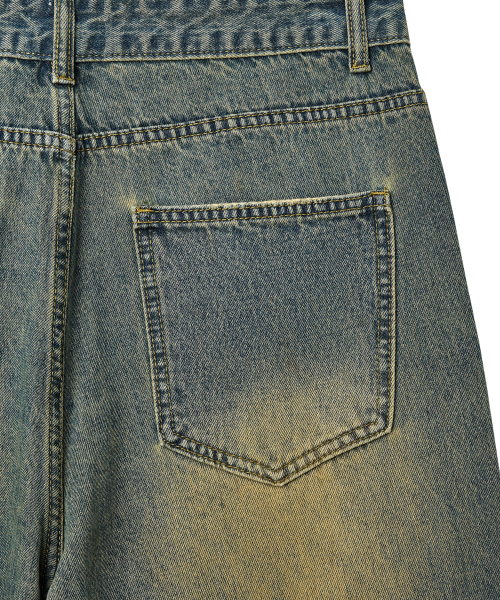 LXT(エルエックスティー)の「ワイドシロスパンウォッシュドデニムパンツ【サンドブルー】(デニムパンツ・レディース・その他・SMALL/MEDIUM/LARGE/X-LARGE/XX-LARGE/XXX-LARGE)」の7枚目の写真