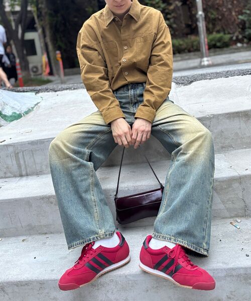 LXT(エルエックスティー)の「ワイドシロスパンウォッシュドデニムパンツ【サンドブルー】(デニムパンツ・レディース・その他・SMALL/MEDIUM/LARGE/X-LARGE/XX-LARGE/XXX-LARGE)」の8枚目の写真