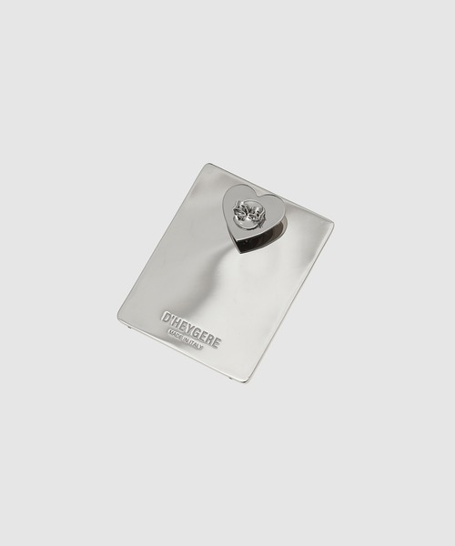 D'heygere（ディヘラ）の「Heart Frame Earring（ピアス（片耳用）・レディース・シルバー・ONE SIZE）」の2枚目の写真