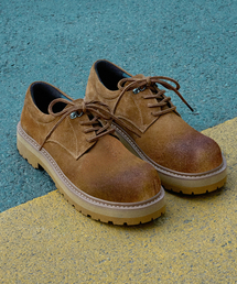 WTRD1120-1 Sandman 4 Hole Derby Shoes Camel Washing