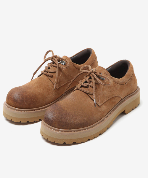 WETHEROAD(ウィーザロード)の「WTRD1120-1 Sandman 4 Hole Derby Shoes Camel Washing(ドレスシューズ・メンズ・その他・23cm/24cm/25cm/26cm/27cm/28cm/29cm)」の3枚目の写真