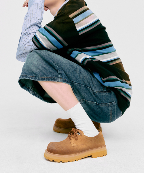 WETHEROAD(ウィーザロード)の「WTRD1120-1 Sandman 4 Hole Derby Shoes Camel Washing(ドレスシューズ・メンズ・その他・23cm/24cm/25cm/26cm/27cm/28cm/29cm)」の10枚目の写真