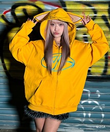 A'GEM/9 × .kom 『A'gem/エージェム』 METAL SONIC ZIP UP HOODIE