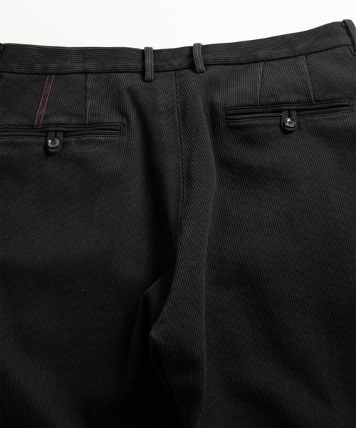 Anachronorm（アナクロノーム）の「【ANACHRONORM】AN398 HEAVY PIQUE 2 TUCK WIDE TROUSERS（その他パンツ・メンズ・ブラック・2/1）」の10枚目の写真