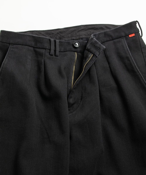 Anachronorm（アナクロノーム）の「【ANACHRONORM】AN398 HEAVY PIQUE 2 TUCK WIDE TROUSERS（その他パンツ・メンズ・ブラック・2/1）」の11枚目の写真
