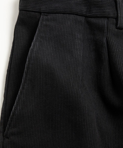 Anachronorm（アナクロノーム）の「【ANACHRONORM】AN398 HEAVY PIQUE 2 TUCK WIDE TROUSERS（その他パンツ・メンズ・ブラック・2/1）」の12枚目の写真