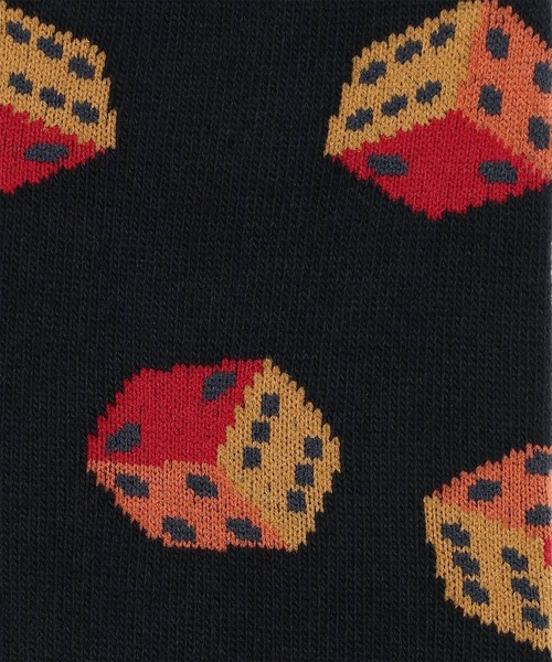 Paul Smith(ポールスミス)の「“Dice Pattern” ソックス【160617 CS】(ソックス/靴下・メンズ・ブラック/グリーン/ネイビー・25-27)」の4枚目の写真