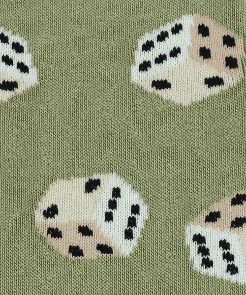 Paul Smith(ポールスミス)の「“Dice Pattern” ソックス【160617 CS】(ソックス/靴下・メンズ・ブラック/グリーン/ネイビー・25-27)」の5枚目の写真