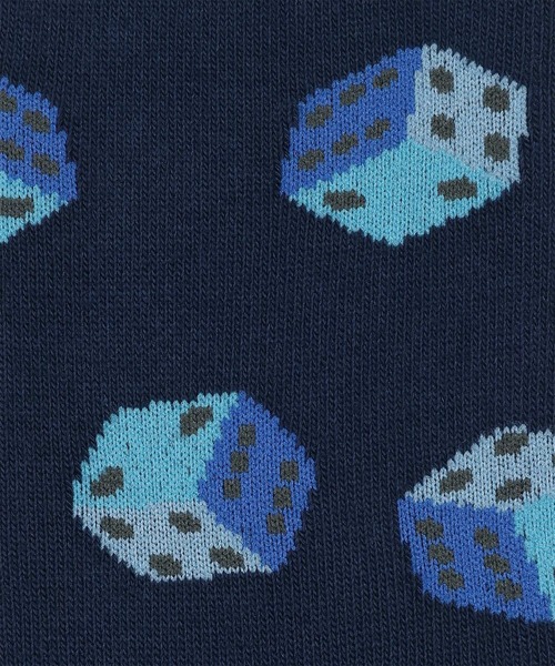 Paul Smith(ポールスミス)の「“Dice Pattern” ソックス【160617 CS】(ソックス/靴下・メンズ・ブラック/グリーン/ネイビー・25-27)」の6枚目の写真