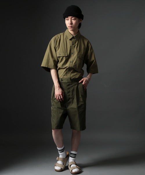 MAISON CLUB(メゾンクラブ)の「【MAISON CLUB】British ARMY TWILL 80's Gurkha Shorts ブリティッシュグルカショーツ /MILITARY ミリタリー(カーゴパンツ・メンズ・ブラック/カーキ/ベージュ・32/30/34)」の12枚目の写真