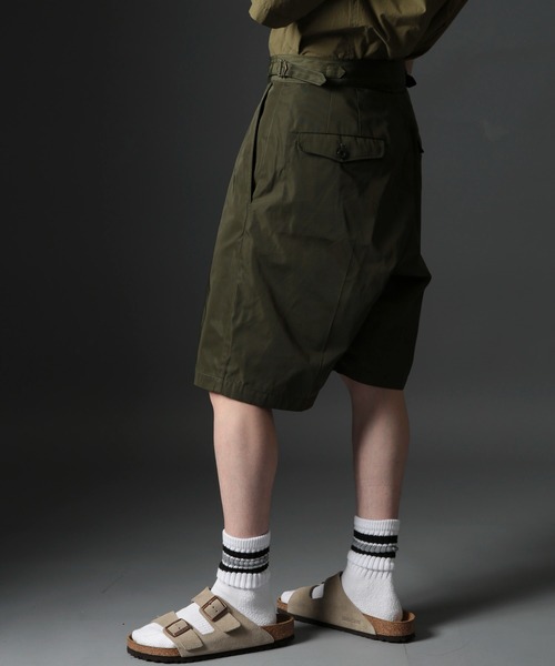 MAISON CLUB(メゾンクラブ)の「【MAISON CLUB】British ARMY TWILL 80's Gurkha Shorts ブリティッシュグルカショーツ /MILITARY ミリタリー(カーゴパンツ・メンズ・ブラック/カーキ/ベージュ・32/30/34)」の15枚目の写真