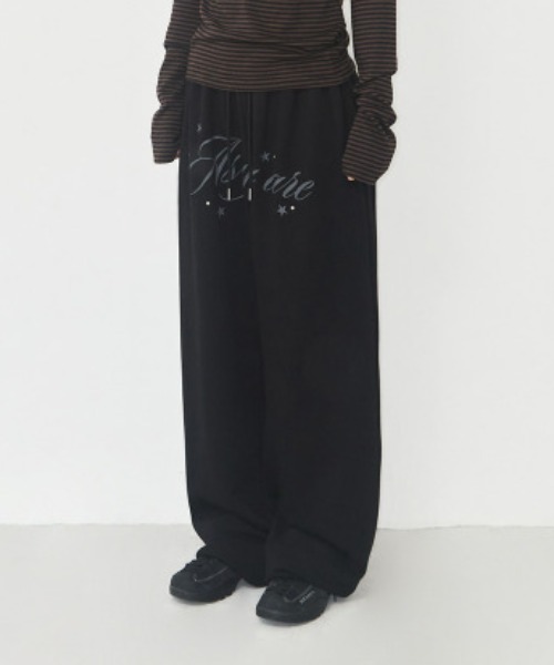 as you are(アズユーアー)の「◇ASYOUARE◇ブランド直輸入正規品/AU レタリング ロング スウェット パンツ AU LETTERING LONG SWEAT PANTS(スウェットパンツ・レディース・グリーン系その他/グレー/ブラック・S/M)」の19枚目の写真