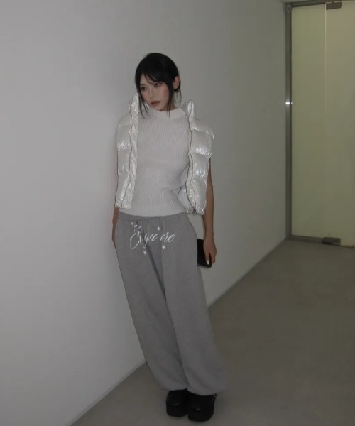 as you are(アズユーアー)の「◇ASYOUARE◇ブランド直輸入正規品/AU レタリング ロング スウェット パンツ AU LETTERING LONG SWEAT PANTS(スウェットパンツ・レディース・グリーン系その他/グレー/ブラック・S/M)」の15枚目の写真