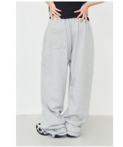 as you are(アズユーアー)の「◇ASYOUARE◇ブランド直輸入正規品/AU レタリング ロング スウェット パンツ AU LETTERING LONG SWEAT PANTS(スウェットパンツ・レディース・グリーン系その他/グレー/ブラック・S/M)」の9枚目の写真