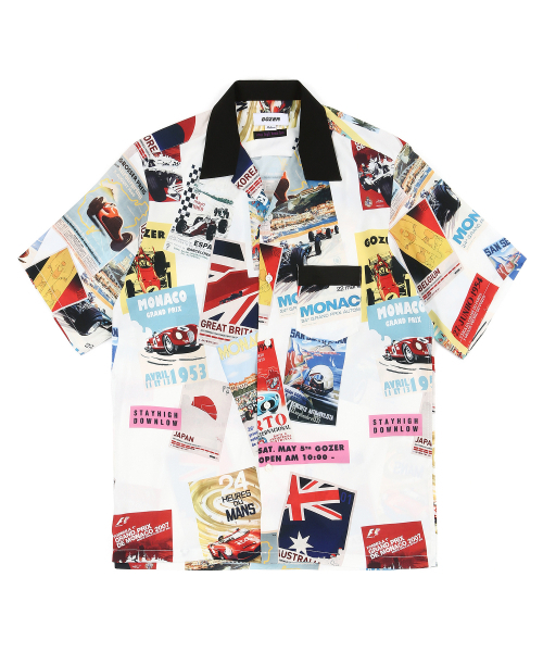 GOZER（ゴーザー）の「GRAND PRIX HAWAIIAN SHIRT_WHITE（シャツ/ブラウス・メンズ・その他・LARGE/MEDIUM）」の3枚目の写真