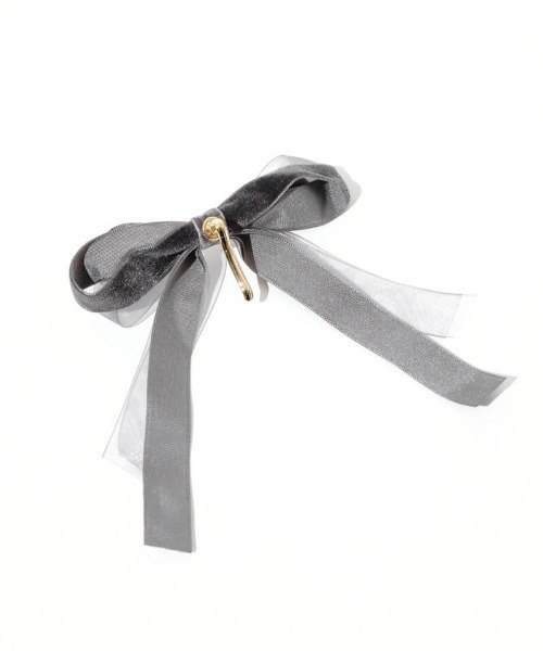 flower（フラワー）の「スウィートリボンピン（ヘアピン・レディース・グレー/ブラック/ピンク/ブラウン・FREE）」の9枚目の写真