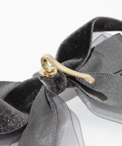 flower（フラワー）の「スウィートリボンピン（ヘアピン・レディース・グレー/ブラック/ピンク/ブラウン・FREE）」の10枚目の写真