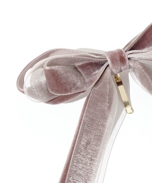 flower（フラワー）の「スウィートリボンピン（ヘアピン・レディース・グレー/ブラック/ピンク/ブラウン・FREE）」の14枚目の写真