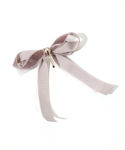 flower（フラワー）の「スウィートリボンピン（ヘアピン・レディース・グレー/ブラック/ピンク/ブラウン・FREE）」の16枚目の写真