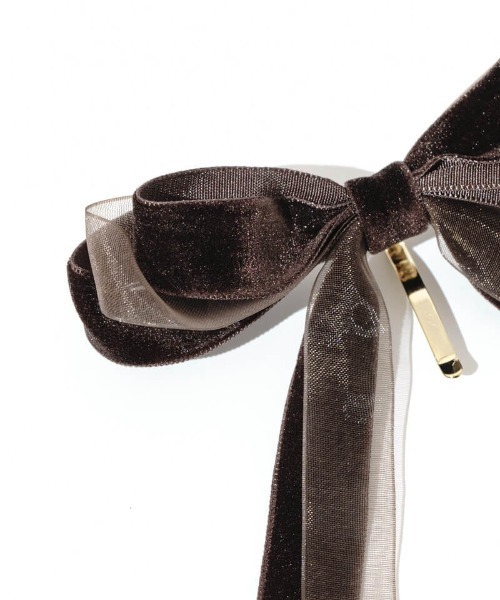 flower（フラワー）の「スウィートリボンピン（ヘアピン・レディース・グレー/ブラック/ピンク/ブラウン・FREE）」の17枚目の写真