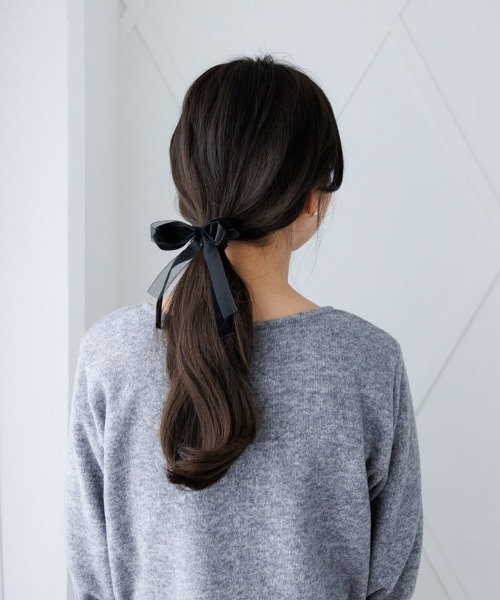 flower(フラワー)の「スウィートリボンピン(ヘアピン・レディース・グレー/ブラック/ピンク/ブラウン・FREE)」の21枚目の写真