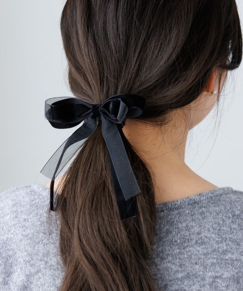 flower(フラワー)の「スウィートリボンピン(ヘアピン・レディース・グレー/ブラック/ピンク/ブラウン・FREE)」の20枚目の写真
