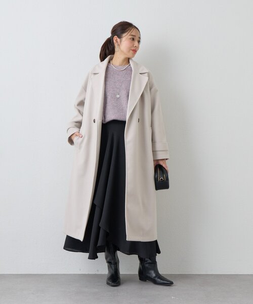 un dix cors(アンディコール)の「《大人のこなれスタイルに》ラメMIX畦編みプルオーバー(ニット/セーター・レディース・グレー/ブラウン/ピンク・FREE)」の8枚目の写真