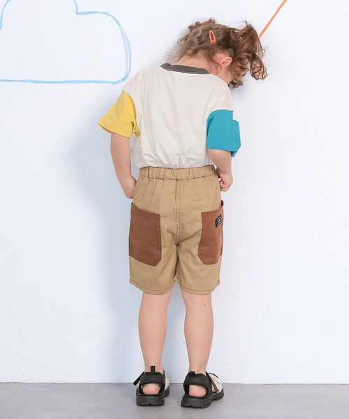 FRUIT OF THE LOOM（フルーツオブザルーム）の「【FRUIT OF THE LOOM】別注半袖ポケT（Tシャツ/カットソー・キッズ・ブルー/ホワイト系その他/グレー系その他/チャコール/マスタード/パープル系その他/ライトピンク/オフホワイト・100/110/160/90/80/150/140/130/120/95）」の11枚目の写真