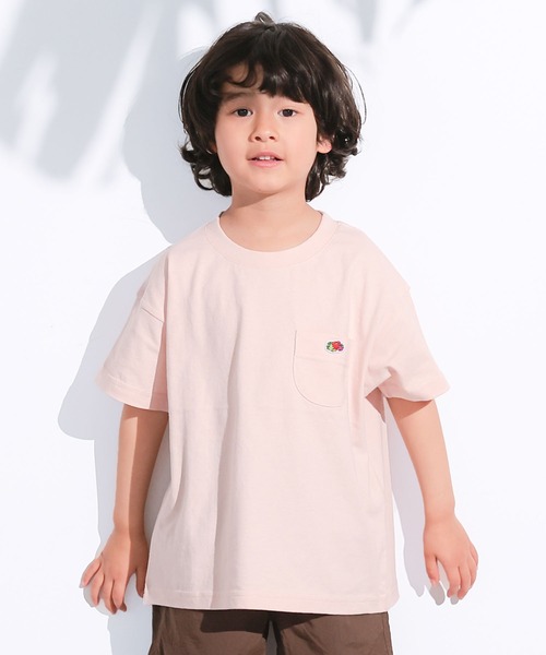 FRUIT OF THE LOOM（フルーツオブザルーム）の「【FRUIT OF THE LOOM】別注半袖ポケT（Tシャツ/カットソー・キッズ・ブルー/ホワイト系その他/グレー系その他/チャコール/マスタード/パープル系その他/ライトピンク/オフホワイト・100/110/160/90/80/150/140/130/120/95）」の16枚目の写真