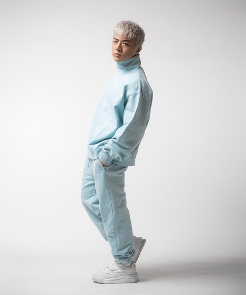 VANQUISH(ヴァンキッシュ)の「Pigment Dyed Sweat Pants(スウェットパンツ・メンズ・ブルー/グリーン/ブラック・L/M)」の5枚目の写真