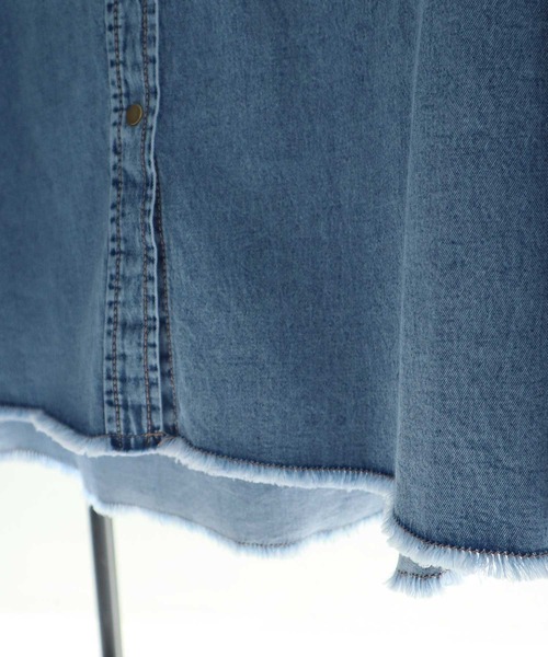 earth music&ecology（アースミュージックアンドエコロジー）の「【2026SS】ウエスタンデニムシャツ（シャツ/ブラウス・レディース・ライトインディゴブルー/ブルー系その他・FREE）」の15枚目の写真