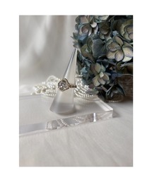【marumusubi】flower glass ring(MA)